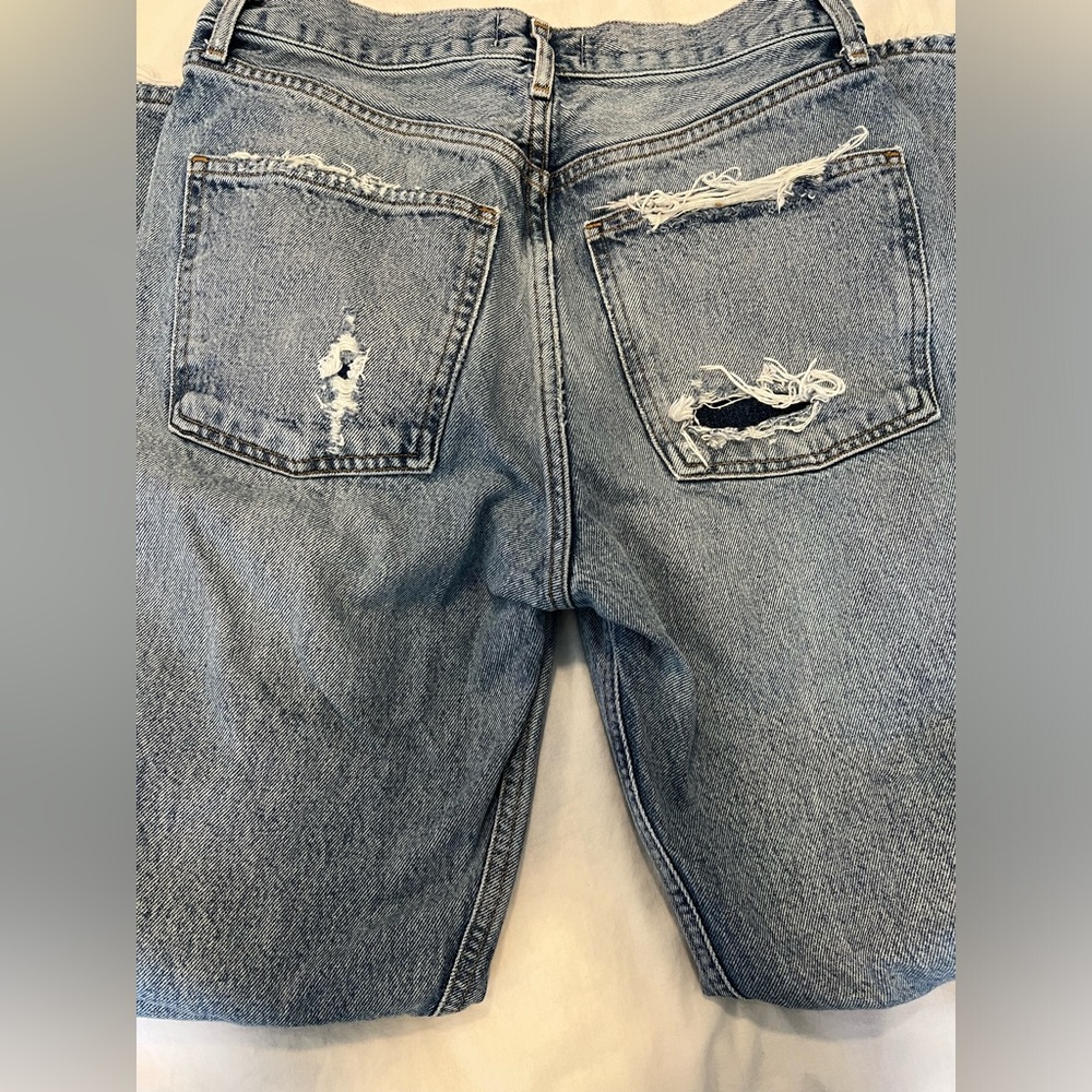 Agolde 90’s Mid Rise Loose in Isolate women’s size 25 - Picture 4 of 8